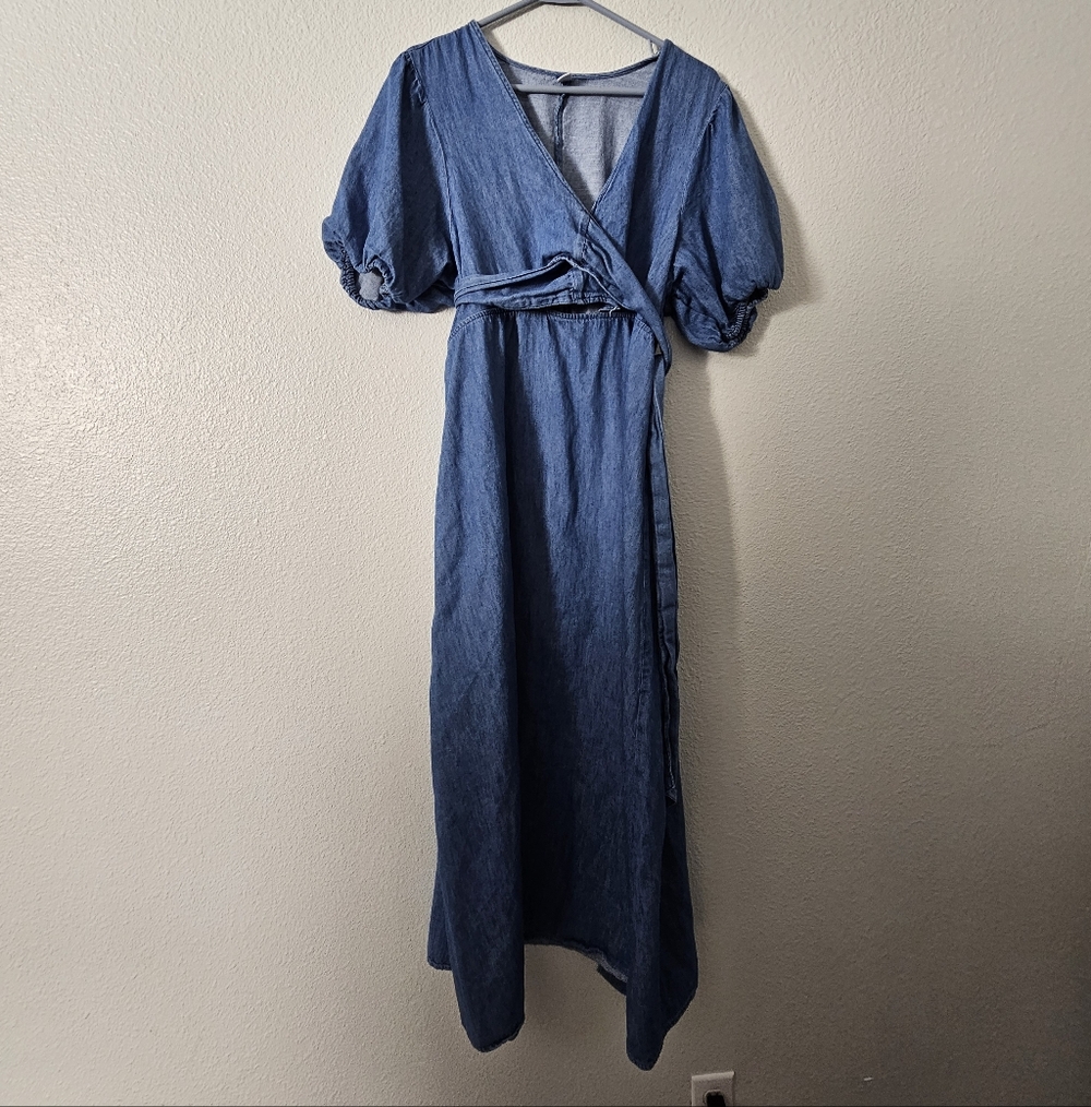 Old Navy Midi Maxi Wrao Style Dress Sz XL